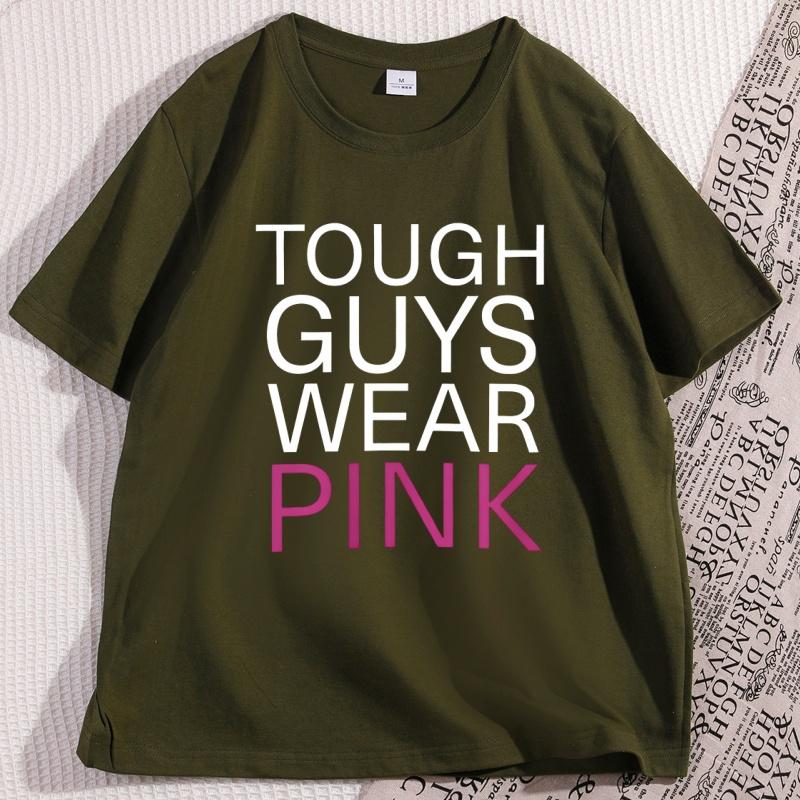 Tough Guys Wearing Pink Gamers T Shirt Men Women Forsaken TShirt Cosplay Tees Funny Cotton Short Sleeve Designer Clothes Tops
