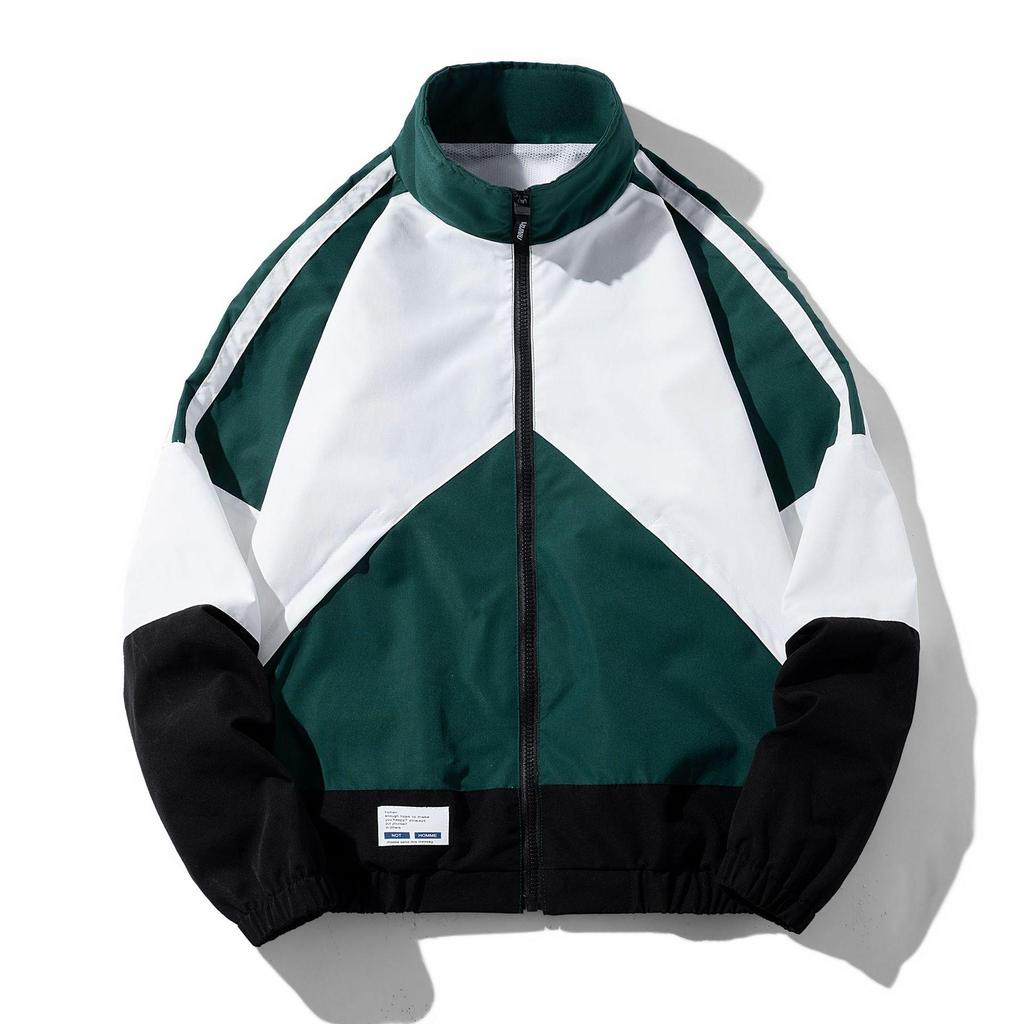 Spring and Autumn New Men's Jackets Sports Casual Loose Jackets Youth Color Tops Daily Versatile Jackets