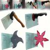 1Pcs 3D Fun Axe Fridge Magnet Funny Knife Magnetic Fridge Stickers Novelty Home Decor Gifts Eye-catching Halloween Decorations
