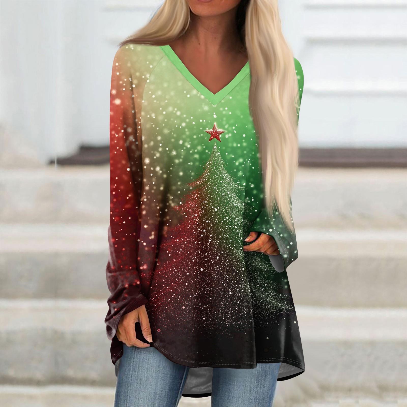 Женская модная повседневная футболка с принтом — фото 6