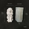 Weiwu Lion King Silicone Mold 3D Sitting Lion Animal for DIY Candle Soap Resin Chocolate Ice Cube Baking Craft Tool