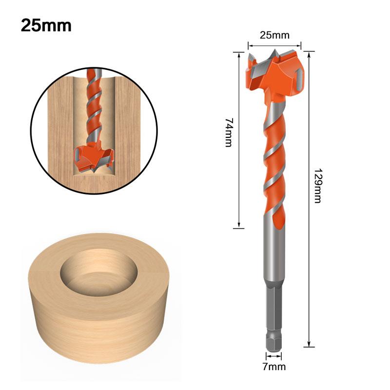 1/5pc 16-25mm Lengthen Forstner Bit Auger Drill Bits Wood Hole Saw Woodworking Opener Wooden Cutter for Hinge
