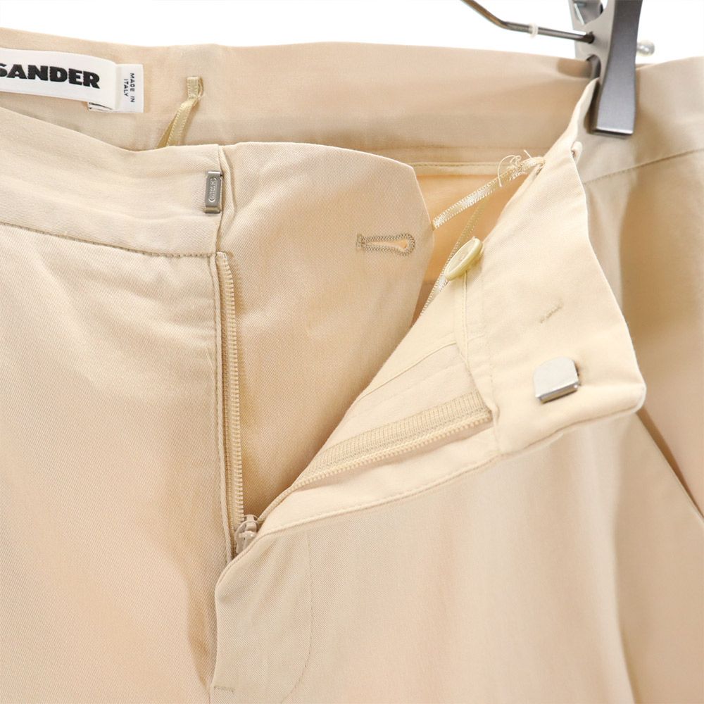 Jil Sander Made In Italy Stretch Pants 34 Beige Women Used