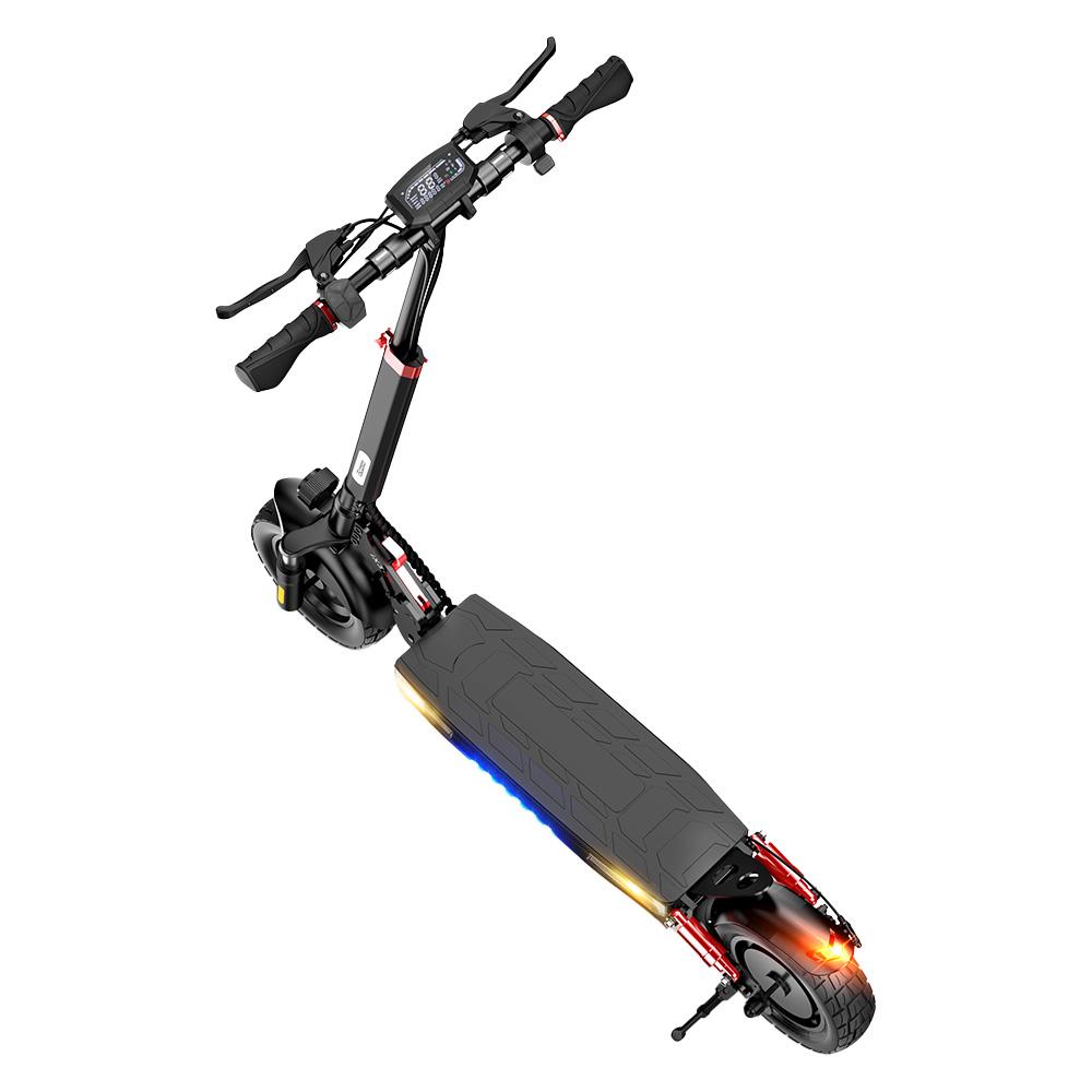 iScooter 800W Electric Dirt Scooter with 40km/h, 48V10Ah, Full Suspension, 10" Off-Road Tires, LCD Display, Dual Disc Brakes, IPX4 Waterproof