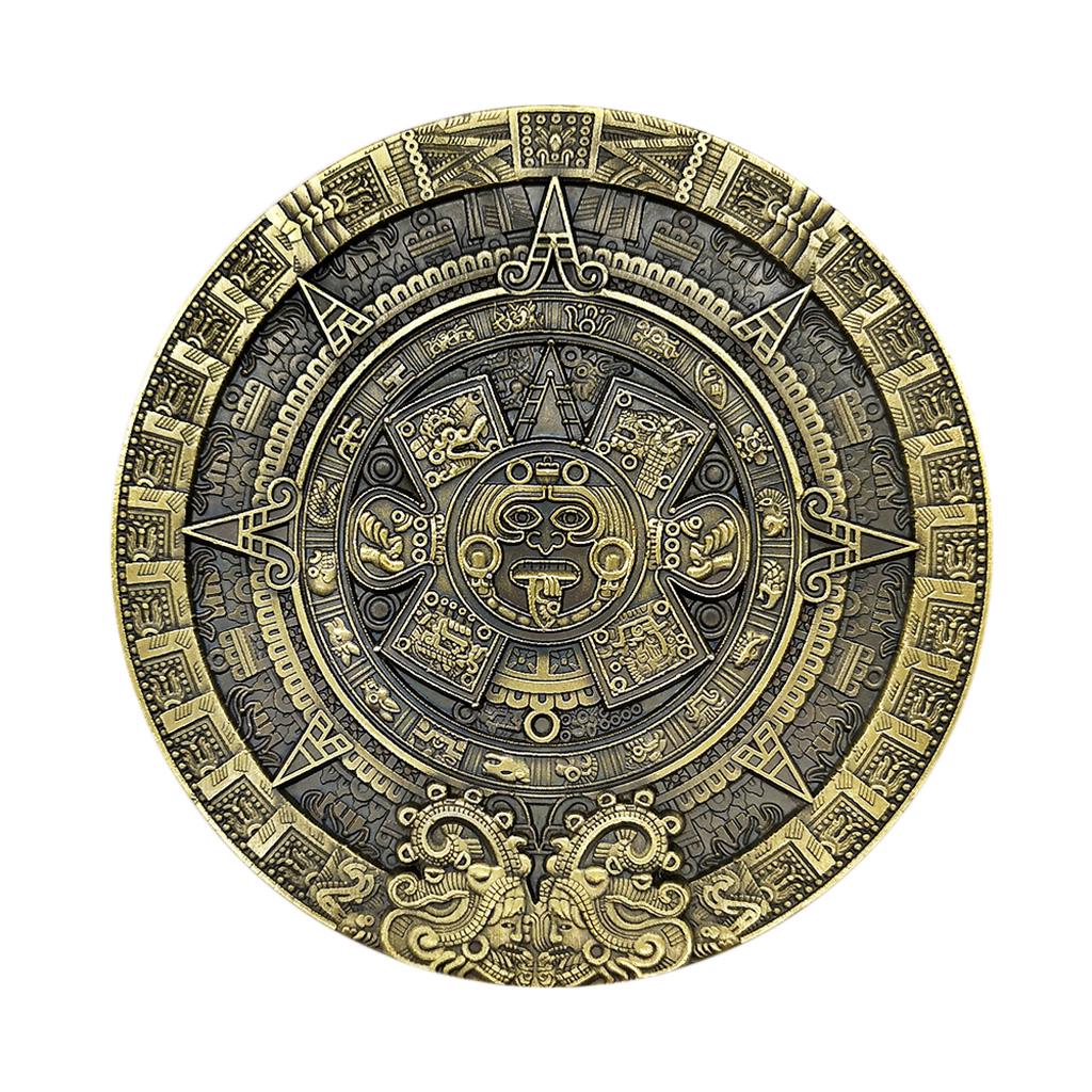 Buy 80mm Dia Mayan Aztec Green Bronze Coin Medallion Art Hobby Collection  Gift at affordable prices — free shipping, real reviews with photos — Joom