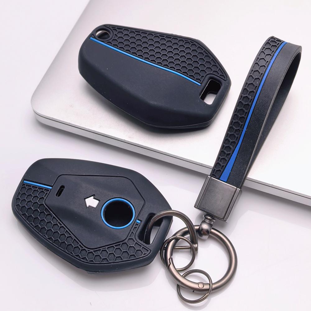 Key Fob Cover for BMW R1250GS R1200GS Motorrad F850GS F750GS K1600B K1600GT K1600GTL with Keychain Anti-Scratch Surface Shockproof Structure