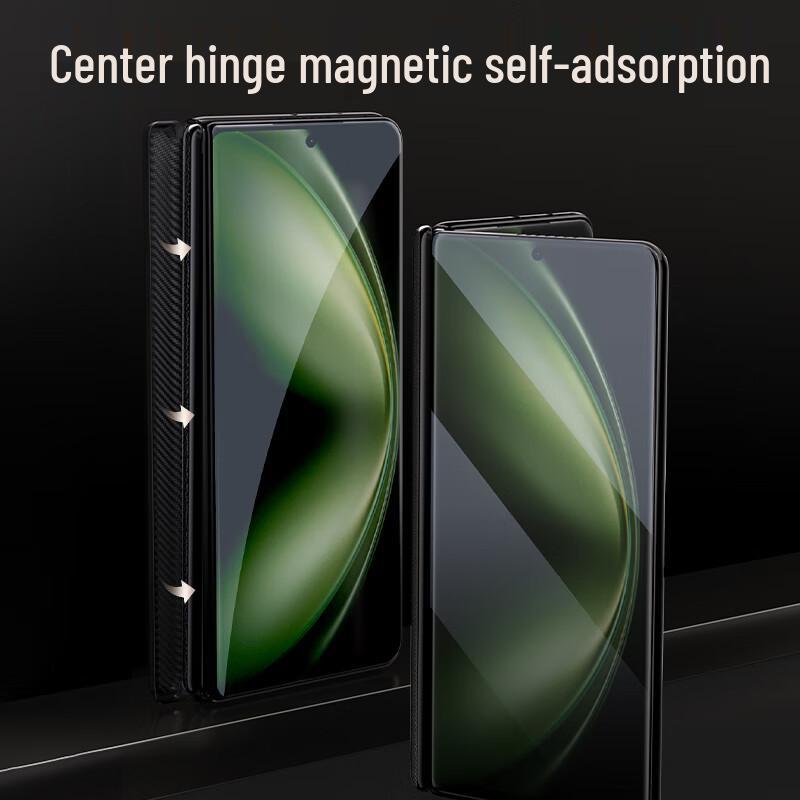 BASHIDAI Elektrogalvanizované Texturované Kožené Skládací Pouzdro pro Řadu Vivo X Fold