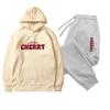 Trendy Men's & Women's Casual Printed Hoodie & Sweatpants Set
