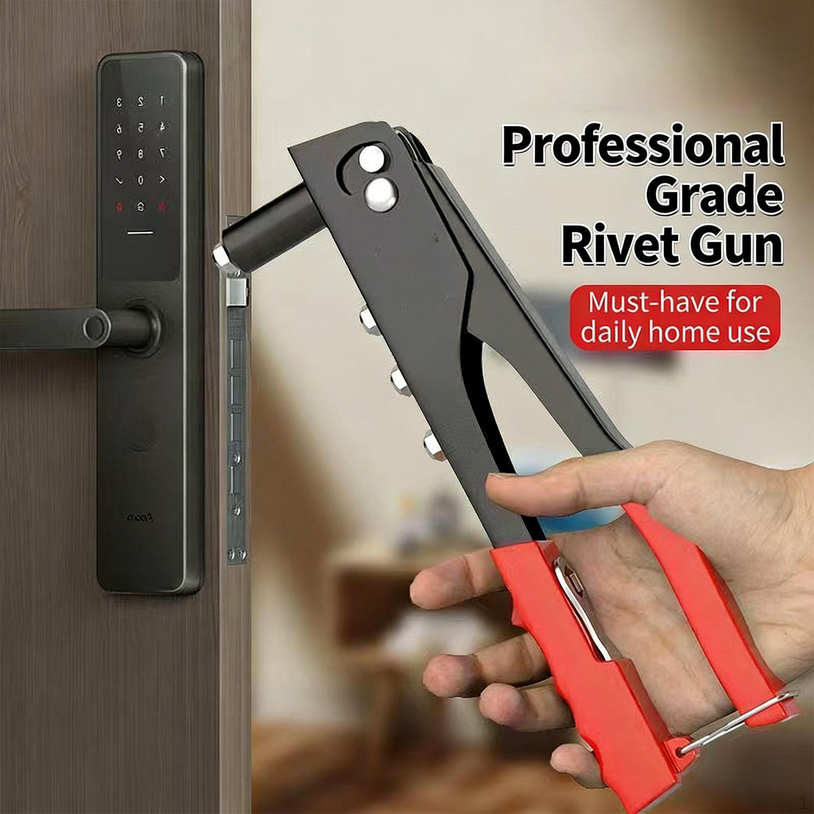 Заклепочник Заклепочная гайка, Прочный ручной заклепочник, Ручной металлический для мебели, Мастерской,