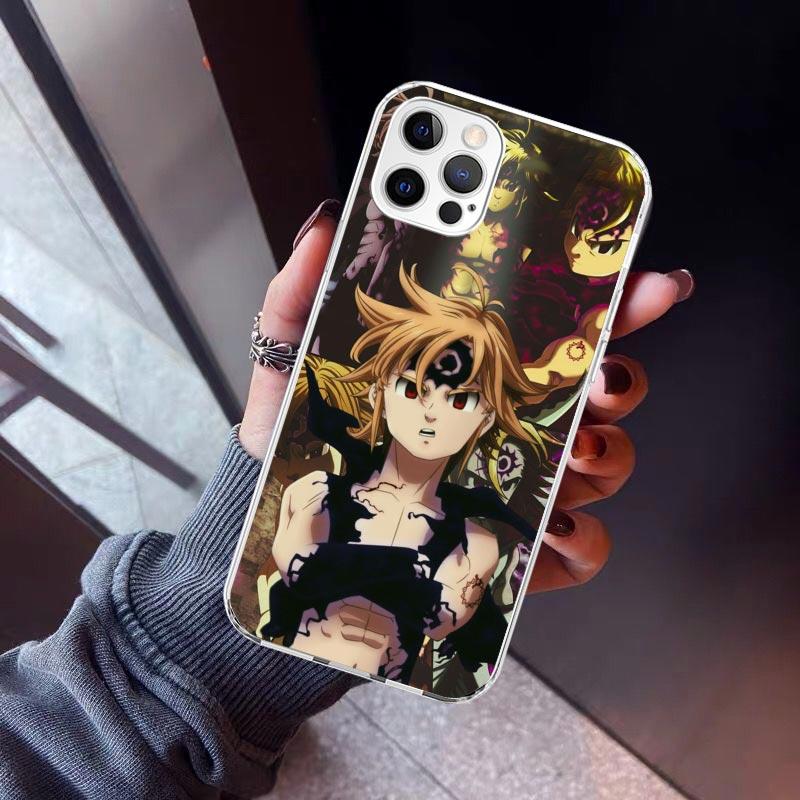 Seven D-Deadly Sins Meliodas Phone Case For iPhone 17 Air 16 15 Pro Max 14 Plus 13 Mini 12 11 Cover 7 8 SE Silicone Shell Print