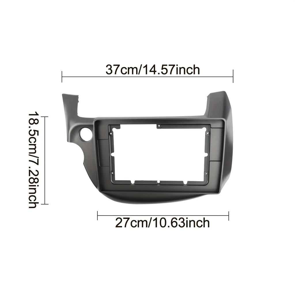 For HONDA FIT 2008-2013 LHD 10.1 Inch Car Fascia Frame Decorative Panel Mounting Auto Interior Accessories