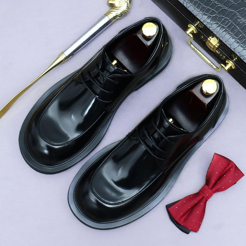 Men's  Wedding Footwear 2024 Genuine Leather Men Dress Shoes New Male Stylish Coiffeur Shoes All-match Men Casual Oxfords Shoes