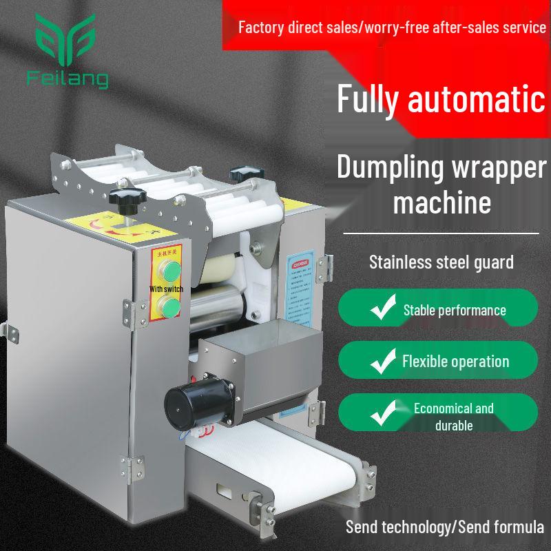 Fully Automatic Dumpling, Baozi, Noodle, Siu Mai, and Spring Roll Wrapper Machine