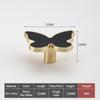 1pc Handles Drawer Cabinet Furniture Kitchen Handles For Cabinet Knob Door Drawer Furniture Knob Butterfly Shape Handle