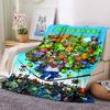 Customiz Name Personality Plants Vs. Zombies Blanket Soft &Warm Sofa Office Bed Travel Lunch Break Blanket, Gift Suitable All Seasons