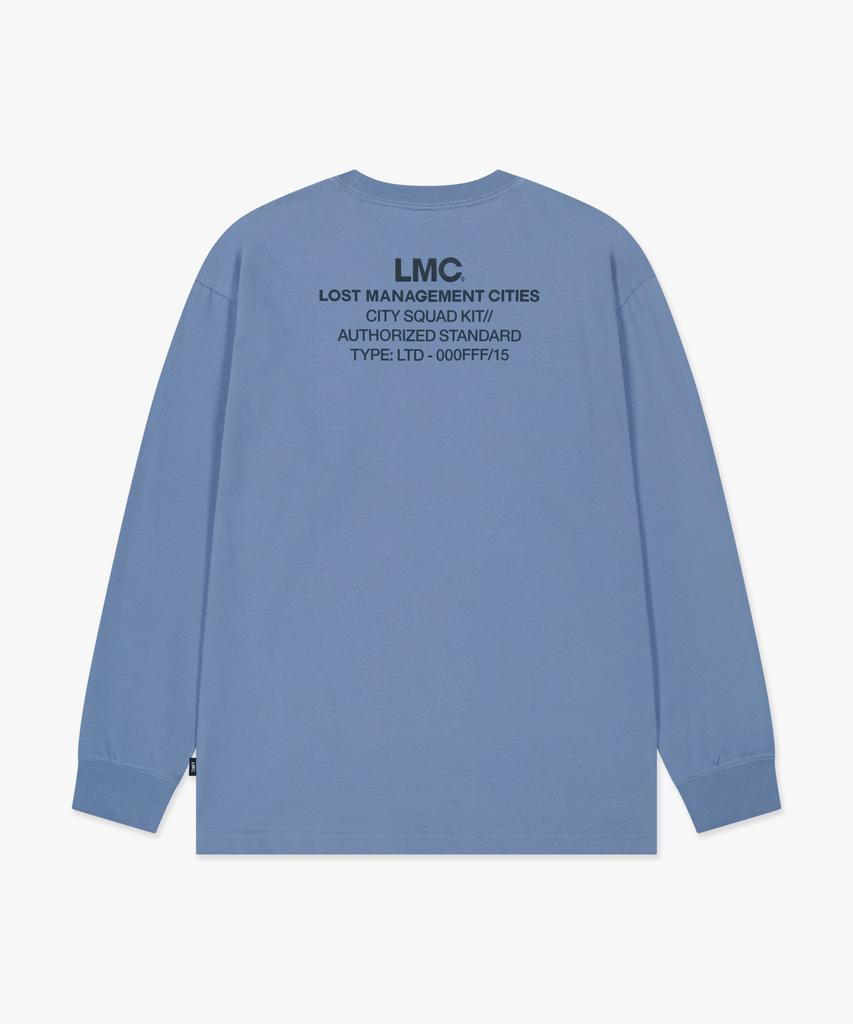LMC Authorized Standard Long Slv Tee Gray Blue
