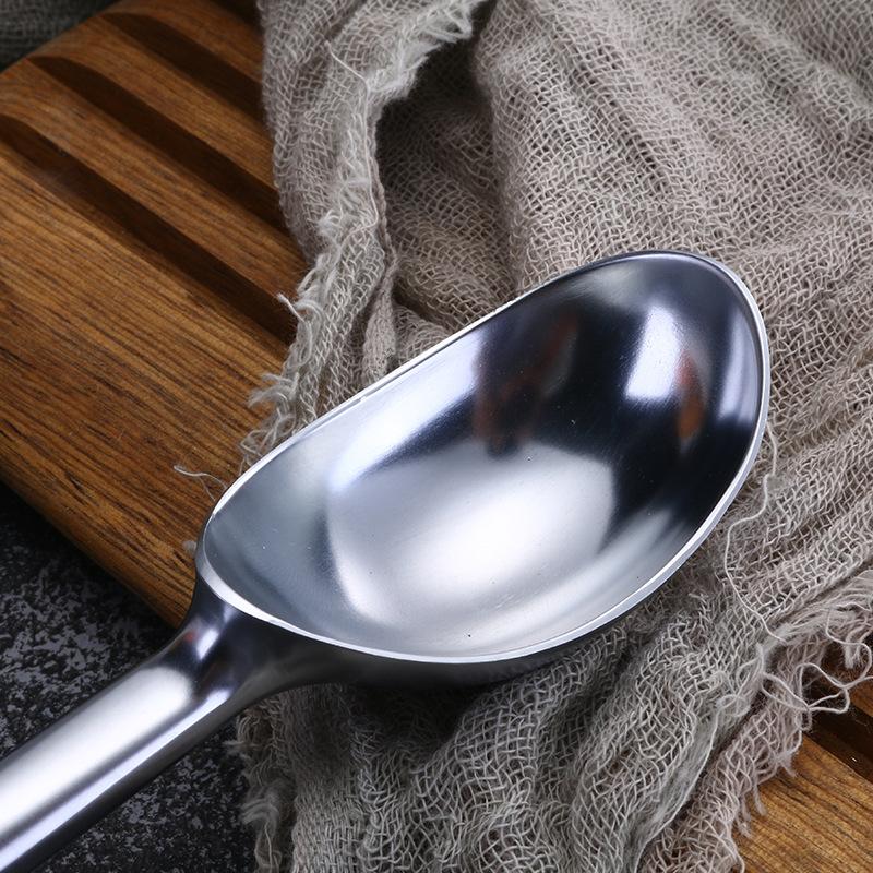 Non-stick Frostskyddad Glasskopa Stapelbar Rostfritt Stål Glassgrävare Fruktisbollmaskin Köksredskap