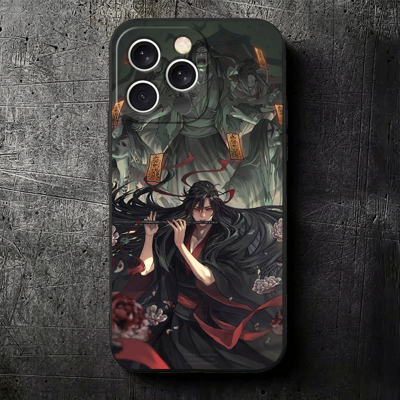 Mo Dao Zu Shi Anime Soft Phone Case for iPhone 16 16E 17 Air 15 Pro Max 14 Plus 13 Mini 11 12 7 Black Cover Back Shell
