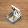 2Pcs Assorted Decorative Square Metal Storage Tins Sealed Hinged Lids Food Grade Containers for Party Candy Treat Gift Packaging