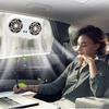 USB Charging Solar Powered Fan Dual Fans Car Exhaust Fan Auto Cooler Radiator Fan  RV Driving
