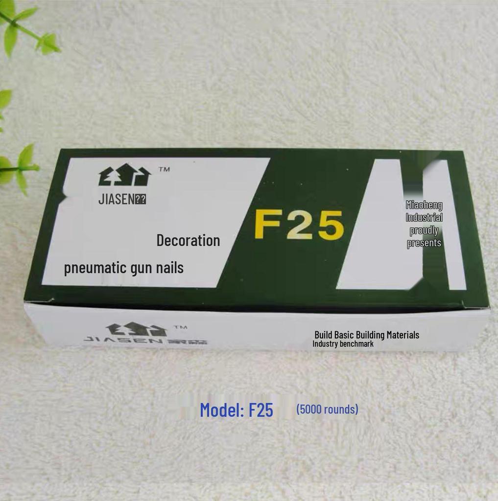 Pneumatic F30 Straight Nail Gun for Woodworking, Compatible with F10-F50 Strip Nails