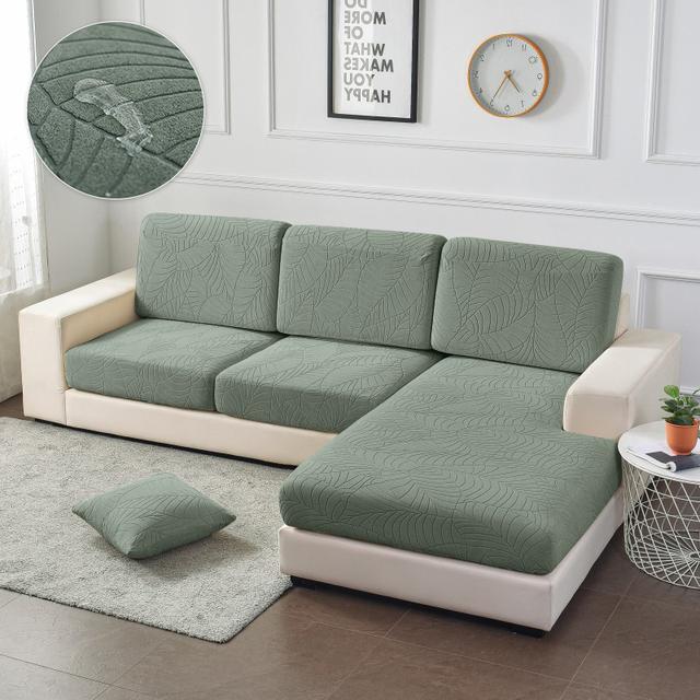 Waterproof Sofa Seat Cushion Cover Jacquard Sofa Cover For Living Room Furniture Protector L Shape Corner Armchair Couch Covers