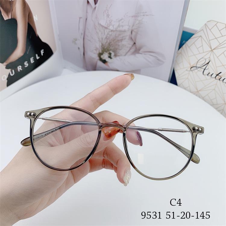 TR90 Ultra Light Anti Blue Glasses Round Frame Unisex Computer Reading Glasses High Quality Optical Lenses Fashion Eyewear