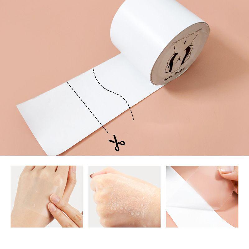 1 rolka 5M Dámske priehľadné krytky na bradavky Push Up náplasť na hrudník Telo neviditeľná zdvíhacia páska Lepiace podprsenky Sexy nálepky na bradavky