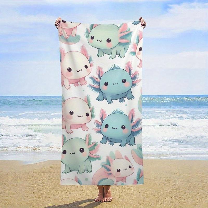 

1pc Cartoon Dinosaur Kitchen Towels, Soft Lightweight Multi-Use, Beach Pool Spa Yoga Gym Kitchen Daily Use W40*H60(CM)