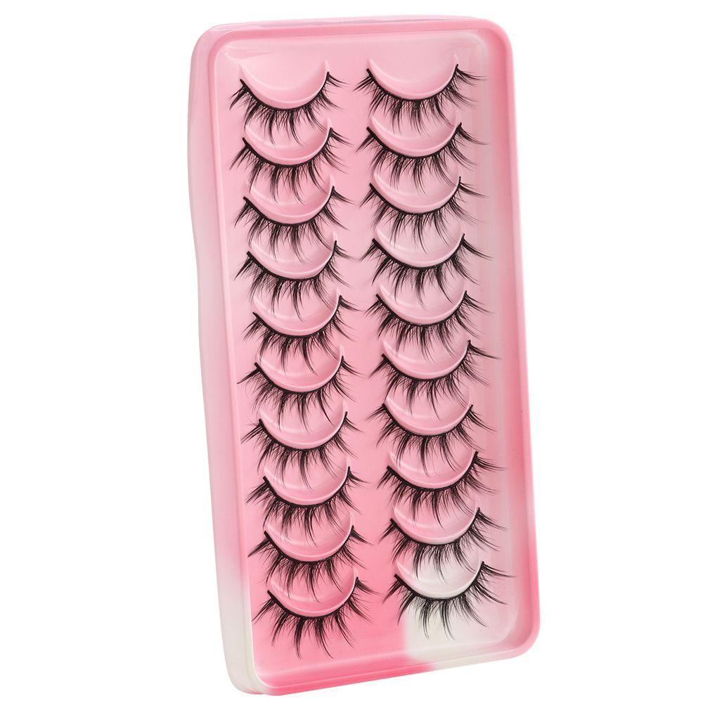 Natural Fake Eyelashes Fairy Clusters Dramatic Anime Lashes Mink Lashes Manga Lashes Cosplay Lashes