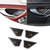 Best Carbon Fiber Interior Door Handle Bowl Cover Trim Fit For Benz C Class W205