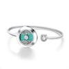 Tree of Life Aromatherapy Diffuser Bracelet - Rotating Hollow Design, Alloy & Stainless Steel, Non-Magnetic Couples Bracelets