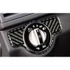 Real Carbon Fiber Headlight Lamp Switch Button Cover For Benz C-Class 2007-14