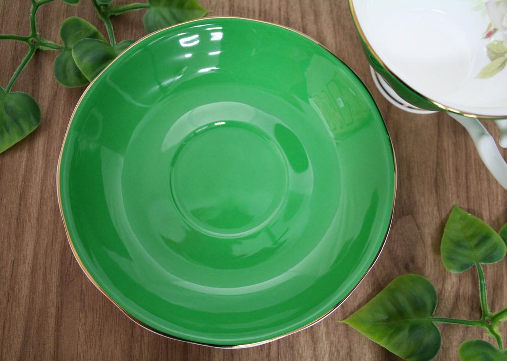 Royal Arden Bone China Cup & Saucer, 240ml, Rose Pattern, Pink, 37138