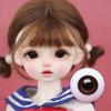 12mm14mm 16mm Brune Glasøjne Kugleformet Dukketilbehør til 16 14 BJD