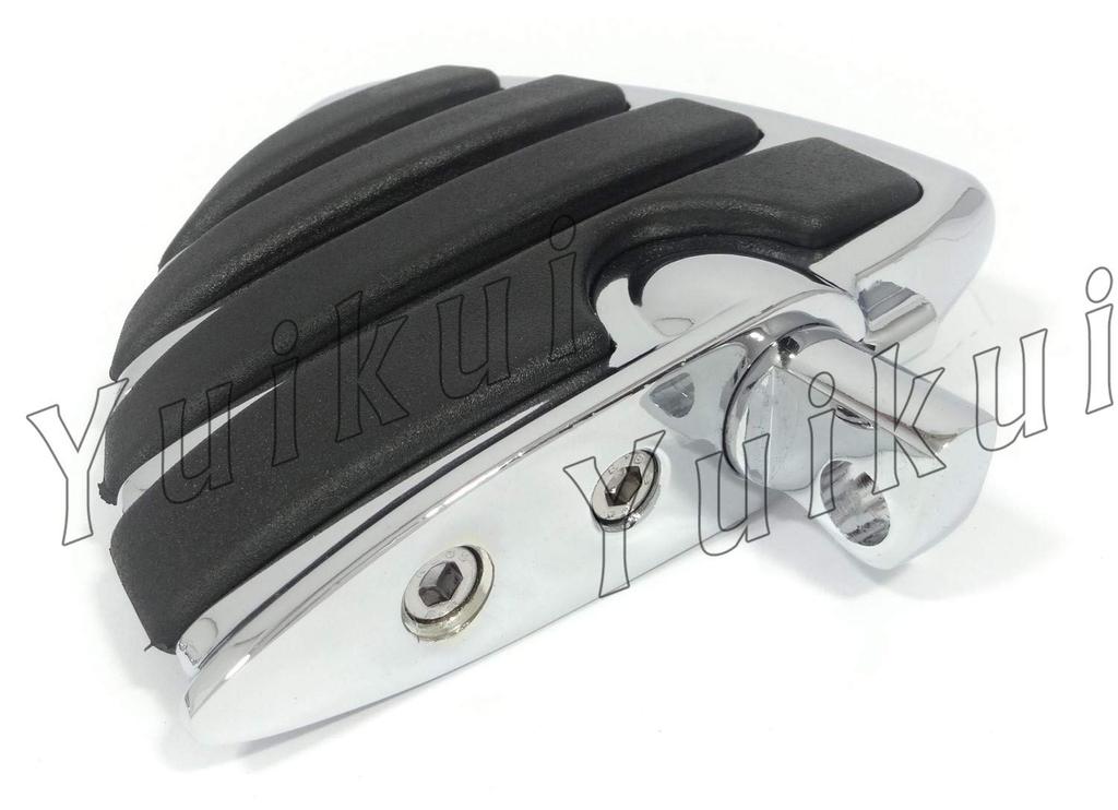 YUIKUI RACING Motorcycle Foot Pegs for Harley Touring and Road Highway Engine Guard Long Type Foot Tandem Compatible with King, Pegs, 1-1/4"/32mm