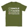 Waiting For Tyler Galpin Graphic Printing T Shirt for Men Women  100% Cotton  Tee Shirt Clothing