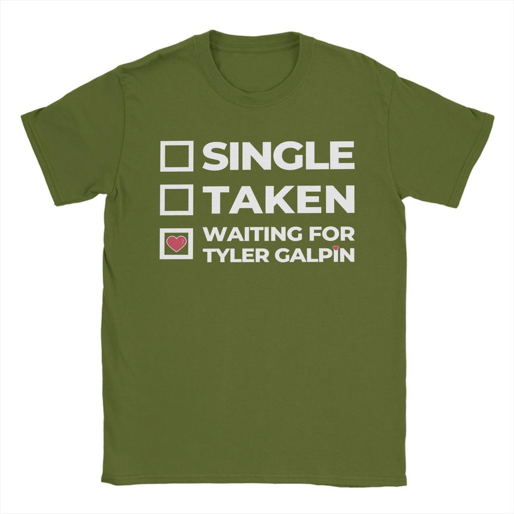 Waiting For Tyler Galpin Graphic Printing T Shirt for Men Women  100% Cotton  Tee Shirt Clothing