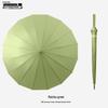 Windproof Double Canopy Umbrella with 24 Ribs and Long Handle