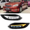 Yellow LED Fog & Daytime Running Lights for 2005-2009 Toyota Corolla - Fog Light Assembly