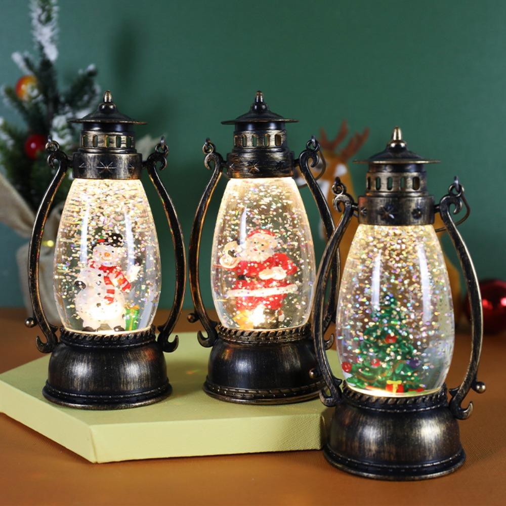 Illuminated Christmas Wind Lamp Christmas Tree Christmas Decorative Lantern Small Pendant