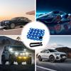 20 Pcs Car Short Nuts Wheel Lug Nut Cover Protective Cover Anti-theft Dustproof