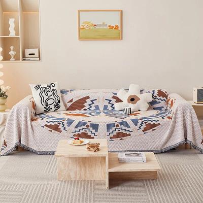 Bohemian Sandstorm Hair Cover Four Seasons Universal Dust and Cat Scratch Proof Sofa Cushion Abstract Sofa Cover Blanket