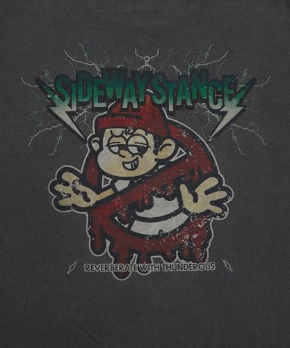 IMPROMES Casual SIDEWAYSTANCE Thunder No Way Pigment Short Sleeve T-Shirt, Men's, Red