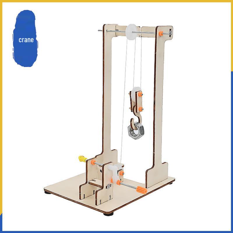 DIY Hand-Cranked Crane Kit for Primary School STEM Projects
