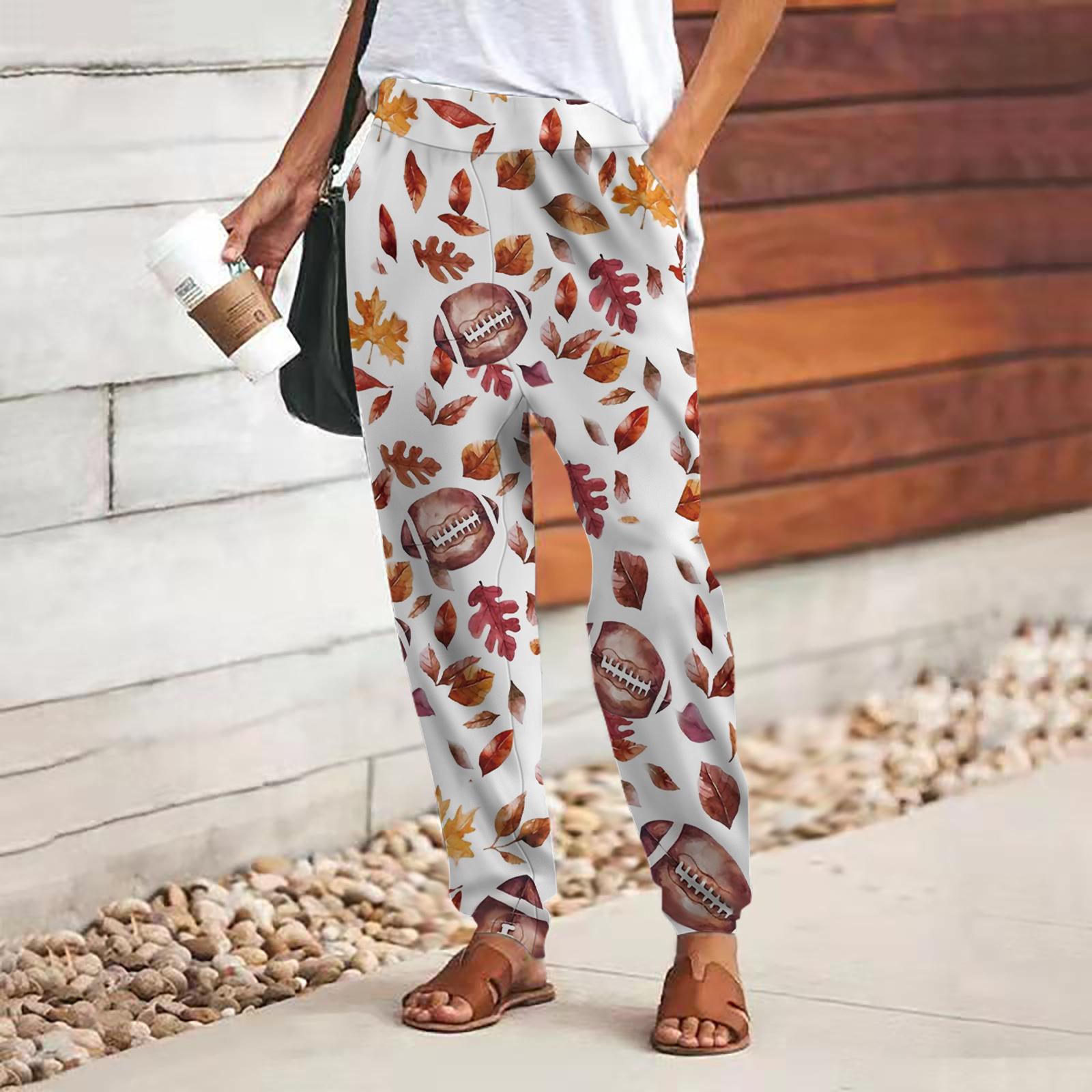 

Женские брюки с принтом красной лилии 3D, свободные брюки со шнуровкой и эластичным поясом, повседневные длинные брюки с карманами XL