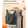 Men's Seamless De-velvet Wool Silk Thermal Vest
