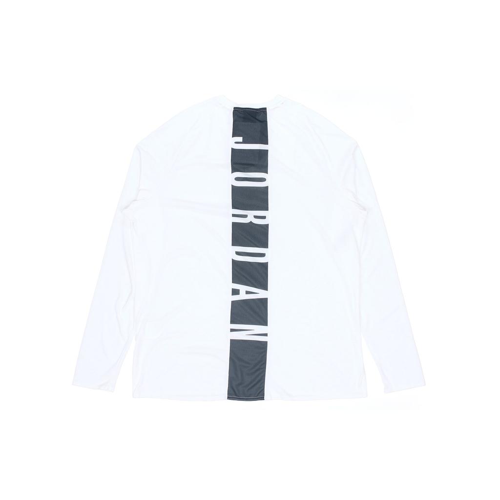 Jordan T Shirts Men's White Crew Neck Moderate Straight Fit 926437-100
