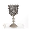 Empire Style Cup Candlestick with Crystals