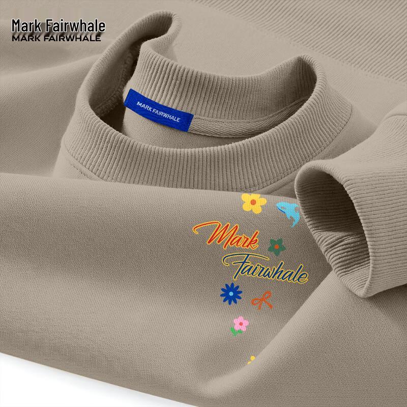 MARK FAIRWHALE Men s Loose-Fit Graphic Crewneck Sweatshirt 2XL